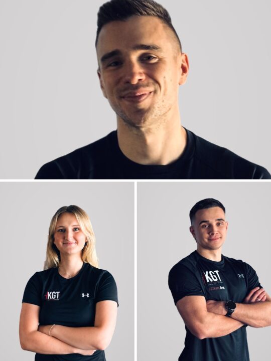Trenerzy personalni: Jakub Gajek, Oliwia Mazurkiewicz i Arkadiusz Korusiewicz
